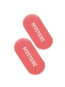 Зажимы - Зажим фиксатор на липучке Mustang ZMF-01 Красный Фото 1